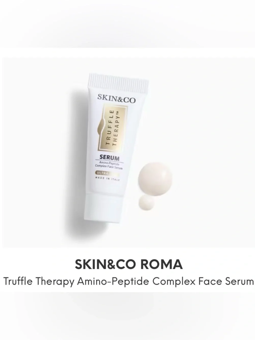 Skin Truffle Therapy Serum - White & Gold Accents